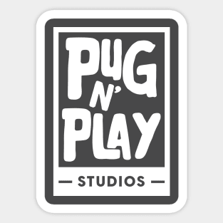 Pug N' Play Studios Official T-Shirt Sticker